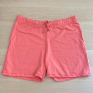 Women’s Blue Star Clothing Company, knit shorts, Peach/Coral, size XL